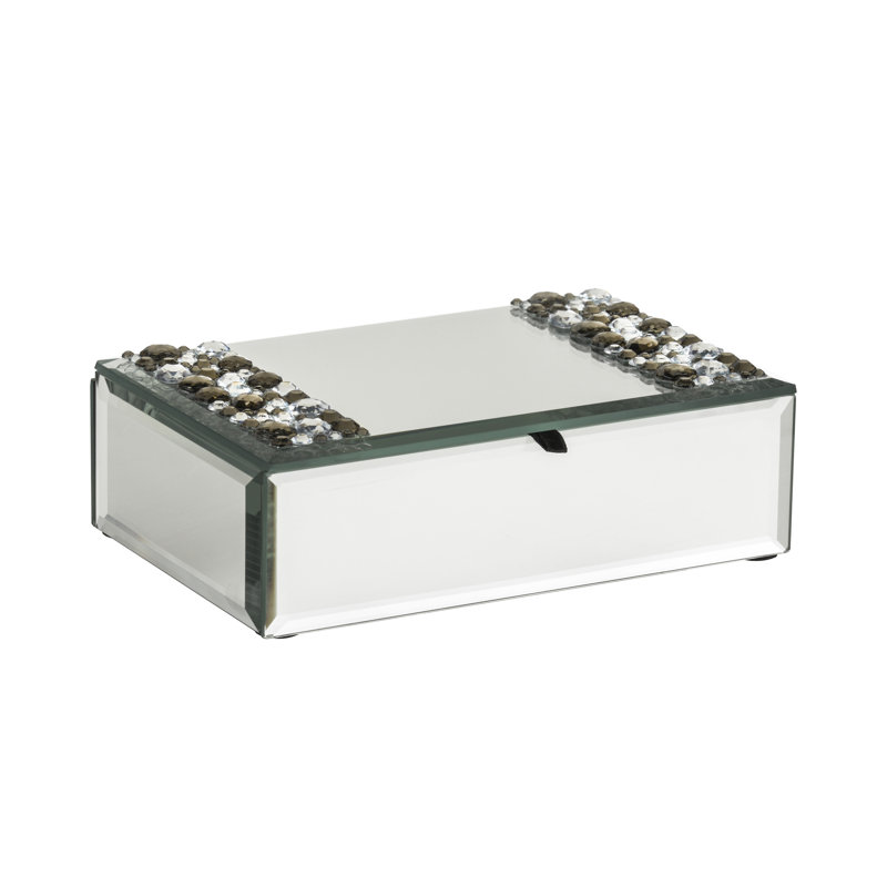 All Home Mirrored Glass Jewellery Box & Reviews Wayfair.co.uk